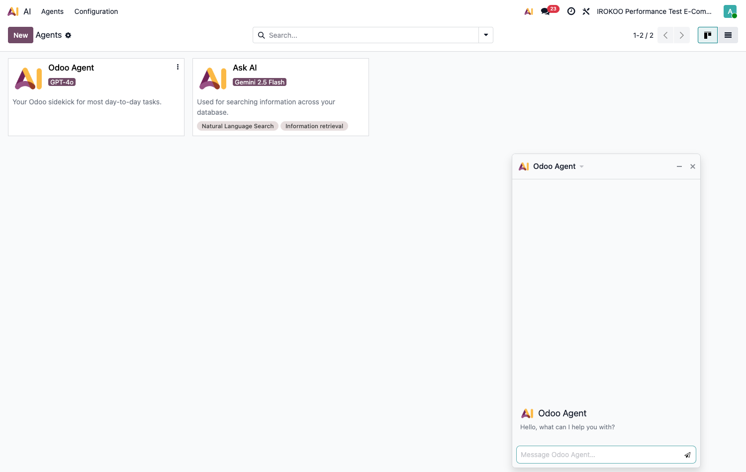 AI agent form